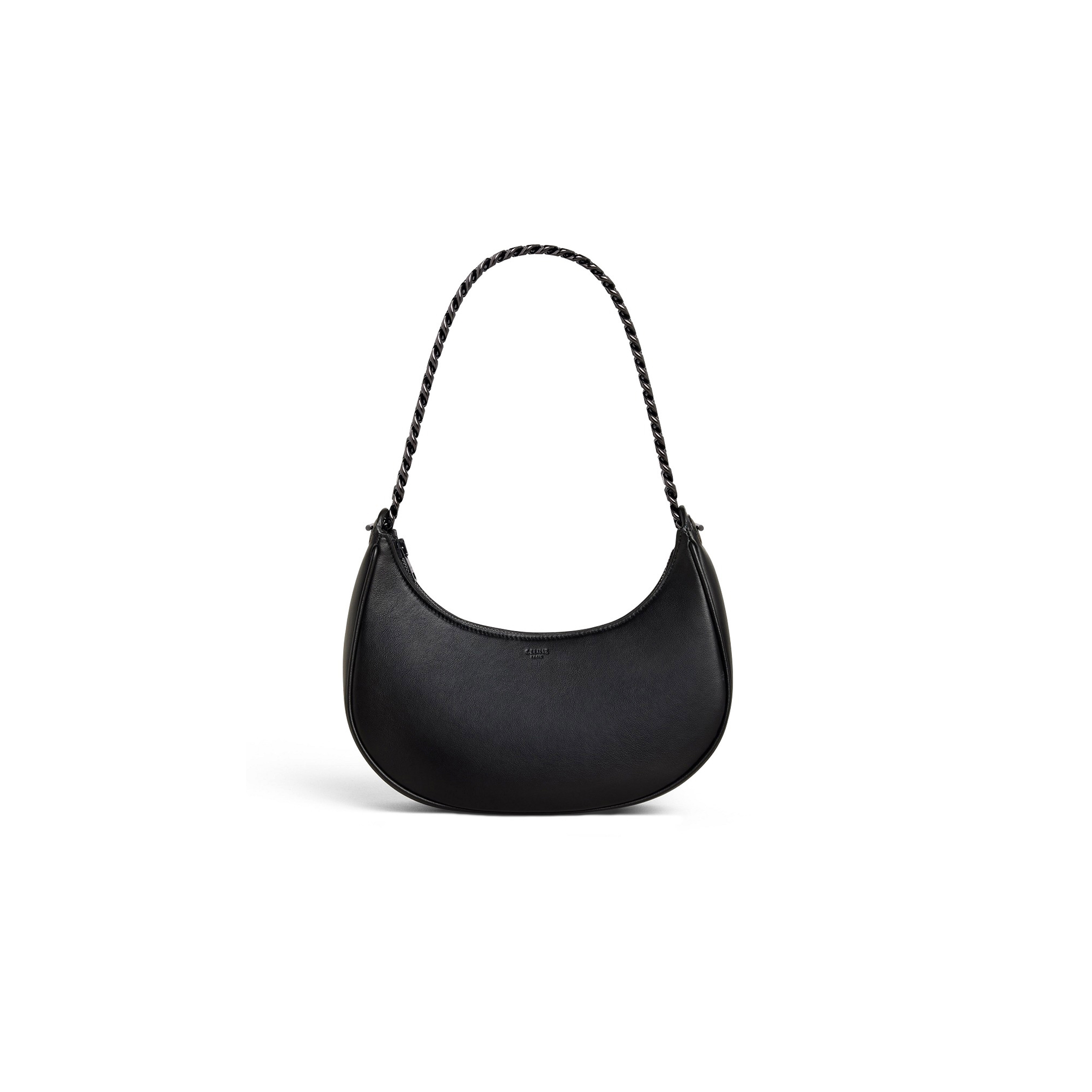 CELINE MEDIUM AVA TRIOMPHE BAG IN SMOOTH CALF LEATHER CHAIN 199583DGQ.38NN (25*12*9cm)
